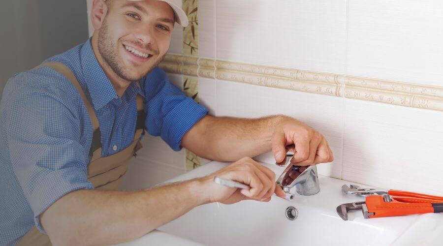 Faucet cartridge replacement in Georgetown, ME